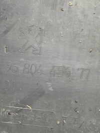 Peugeot 308 t7 lift 11-13 диффузор накладка бампера задний  спойлер 9680445677 Киев, фото thumb