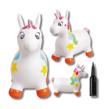 Резиновый джемпер для детей Единорог Jumping Sun Baby + насос