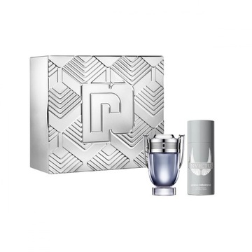 Paco Rabanne Invictus Zestaw dla mężczyzn Edt 100ml + Deo150ml