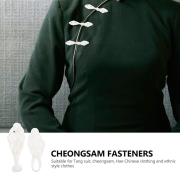 Практичные застежки Cheongsam для пришивания пуговиц.