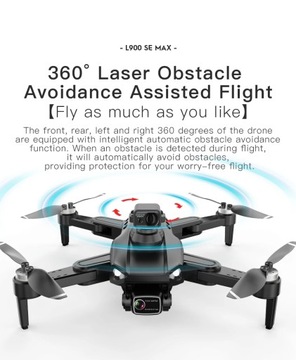 L900 Pro SE MAX GPS Дрон Профессиональный 4K HD с двойной камерой 5G FPV 360°