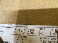 фото thumb №10, Фара лампа перед передняя правый правая bmw seria 1 e81 e87 e88 новый oem