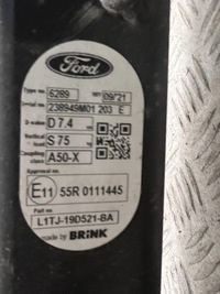 фото thumb №11, Hak буксировочный шар балка ford puma ii 2 mk2 org