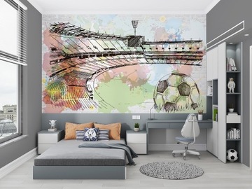 Tapeta młodzieżowa stadion piłka nożna 368x248