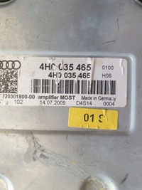 фото thumb №9, Audi a8 s8 d4 підсилювач bang olufsen 4h0035465