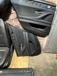 фото thumb №6, Bmw 5 f11 заднє сидіння сидіння обшивки шкіра dakota czarna комплект версія angielska