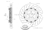фото thumb №2, Brembo тормозные диски тормозные 2szt nissan gt-r 3.8 v6 r