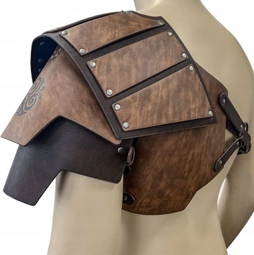 Винтажные одиночные доспехи из искусственной кожи