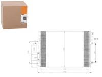 фото thumb №1, Nrf конденсатор кондиціонера dacia logan sandero 04-