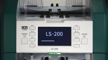 Счетчик ценных банкнот SELECTIC LS-200V, 16 купюр, 2 отделения