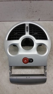 фото thumb №1, Рамка радіо panela решітка обдув середня renault modus i lift срібляста