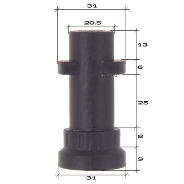 УДЛИНЕНИЕ Насадка для щетки KARCHER K2 K3 K4 K5 K6 K7 900мм 90см