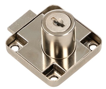 ZAMEK MEBLOWY 40X40 MM KWADRATOWY NAKŁADANY 5 SZT