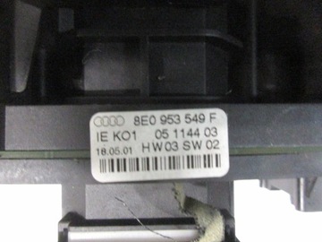 фото thumb №6, Переключатель комбинированный подрулевые рычаги переключатель-паук лента сматыватель audi a4 b6 8e0953549f