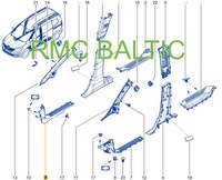 фото thumb №16, Планка пороговая правая перед renault kangoo iv