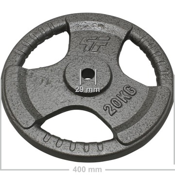 PLATINUM FITNESS ZESTAW OBCIĄŻENIA 80KG ŻELIWNE KIEROWNICA HAMMERTONE
