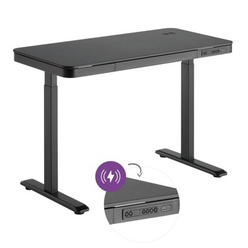 Электрический стол Регулируемый 120x60 INDUCTION Spacetronik 60кг + Ящик