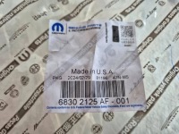 фото thumb №6, Петля верхній двері перед лівий 68302125af jeep wrangler jl gladiator