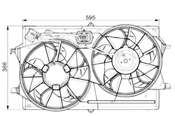 фото thumb №2, Вентилятор радіатор ford focus kpl. з корпус nrf