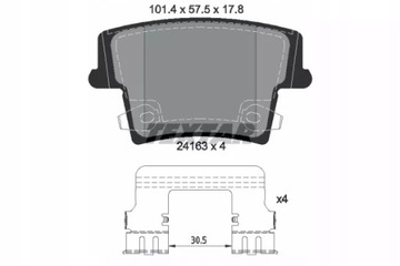 фото thumb №1, Textar 2416303 набір гальмівні колодки гальмівних, гальма дискові