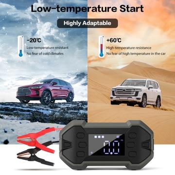Стартер на 3000 А с воздушным компрессором Power Bank, усилителем зарядного устройства