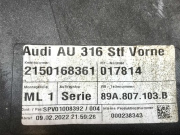 фото thumb №10, Audi q4 уголок бампера левый 89a807103b