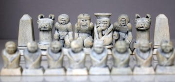 Уникальные старые деревянные шахматные фигуры Египет Сирия Ближний Восток