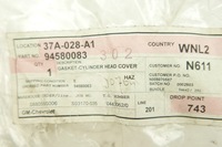 фото thumb №5, Прокладка крышки клапанов chevrolet 94580083