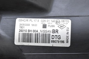 фото thumb №7, Фара правый лампа перед eu 26010bh00a nissan note 1 i e11 рестайлинг 09-14