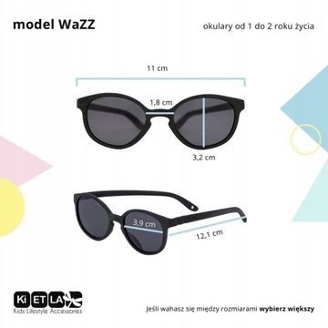 Солнцезащитные очки WAZZ Солнцезащитные очки KiETLA 12м+ для вашего малыша