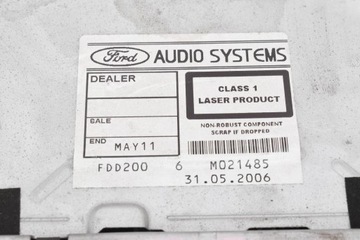 фото thumb №7, Радіо радіопрогравач cd aux fdd200 m021485 ford mondeo mk3 03-07