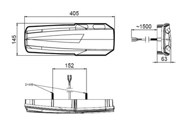 фото thumb №16, Фары задние комбинированные led mavic диодные автобус neon большой польские комплект