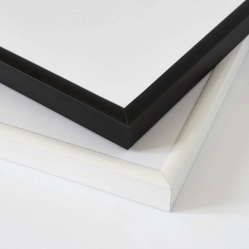 RAMKA NA ZDJĘCIA ALUMINIOWA CZARNA RAMA 60x80 cm