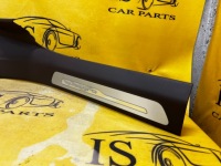 Накладка порог led задняя коричневая правая audi a8 d4 long Оригинал, фото thumb