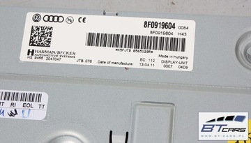 фото thumb №15, Audi a4 a5 q5 набір mmi 3g+ монітор + зчитувач + панель 8r1919609 8f1035666