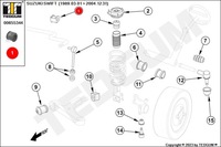 фото thumb №15, Гумовий елемент стабілізатора. suzuki p. baleno 95-02 23mm