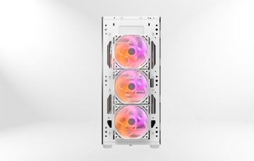 DarkFlash DK360 Obudowa Komputerowa Atx Midi Tower Argb Usb 3.0 Wentylatory