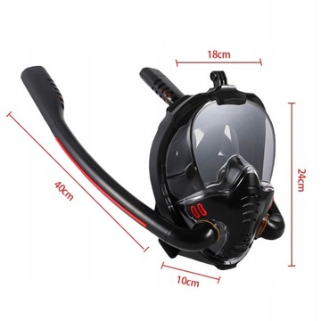 ПОЛНОЛИЦЕВАЯ МАСКА ДЛЯ ДАЙВИНГА GOPRO L/XL 2022