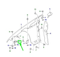 фото thumb №7, Кронштейн jaguar xe r dynamic s 2 0l 2017 2018 2019 2020 оригинальный t2h1315