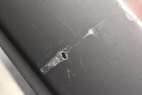 фото thumb №7, Бампер задняя задний серебристый pdc chrysler pacifica 1 i 03-08