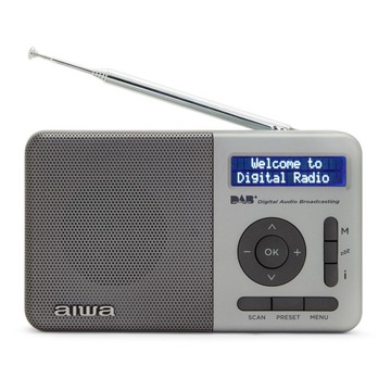ЦИФРОВОЕ РАДИО DAB+ FM PLL Crystal Sound 2-дюймовый преобразователь AIWA RD-40DAB/SL