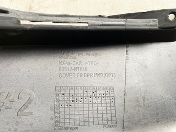 фото thumb №11, Спойлер спойлер нижний бампера перед hyundai tucson 4 iv 2020-