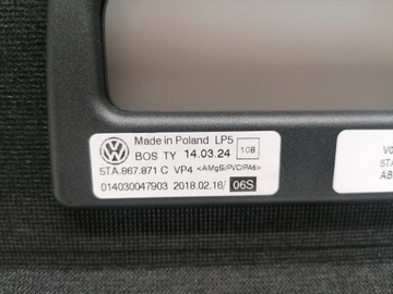 фото thumb №9, Vw touran ii 5ta ролета багажника новая оригинал 2015-