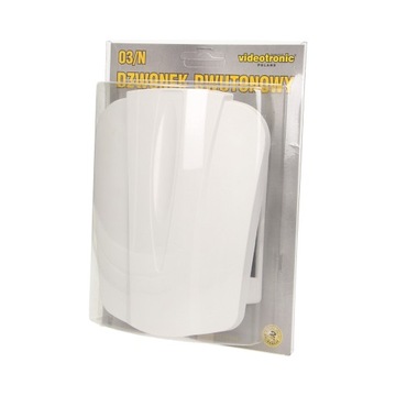 Звонок двухцветный 230В OR-DP-VD-142/W белый