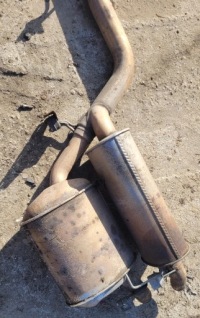 Гаситель выхлоп труба kompletny bmw e65 n62b40 n62 4.0b 7505798 7505797 в Украине, фото thumb