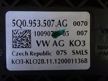 фото thumb №11, Golf vii перемикач комбінований перемикач-павук кермовий/підкермовий 5q0953507ag 5q0953513aj