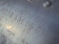 фото thumb №8, Гаситель выхлоп mercedes glc coupe x253 2.2 cdi fl