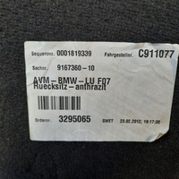 фото thumb №6, Bmw f07 обшивка pod сиденье anthrazit