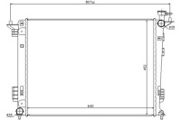 фото thumb №1, Nissens радіатор двигуна hyundai ix35 kia sportag