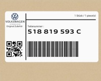 фото thumb №1, Накладка 518819593c vw golf